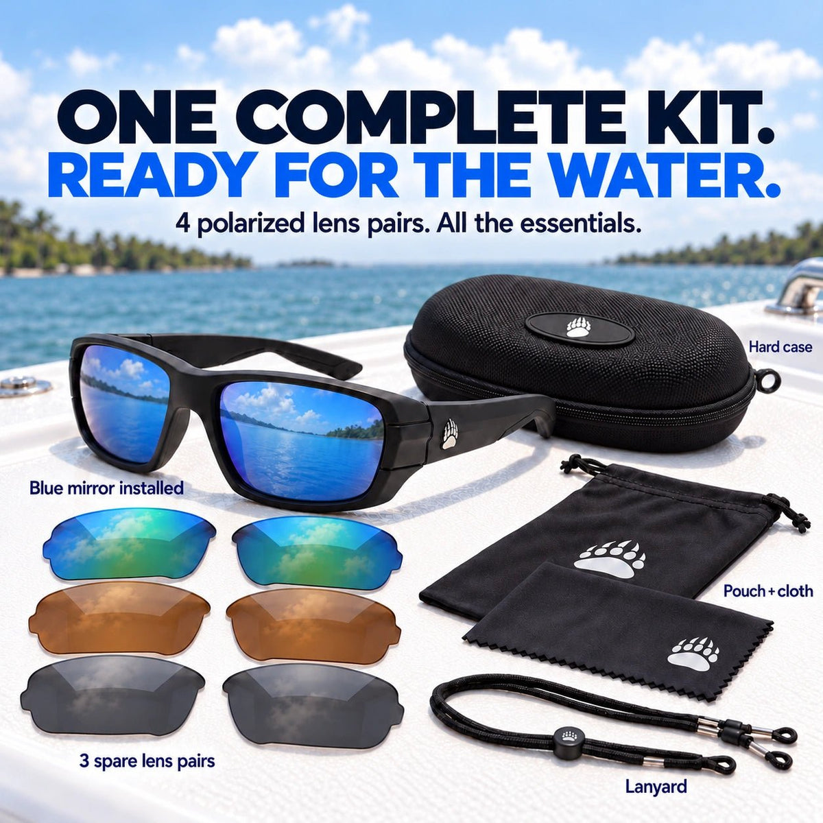 Grizzly Fishing™ Pro Sunglasses Kit - Grizzly Fishing