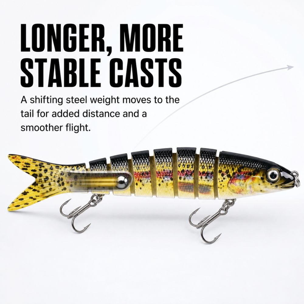 Grizzly Fishing™ SwimStrike Jointed Swimbait - Grizzly Fishing