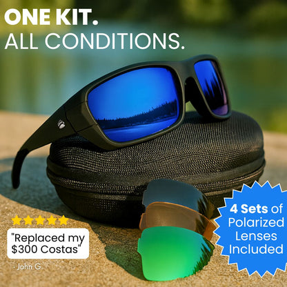 Grizzly Fishing™ Pro Sunglasses Kit