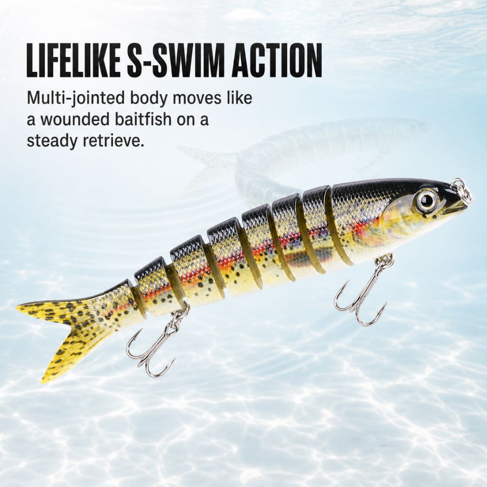 Grizzly Fishing™ SwimStrike Jointed Swimbait - Grizzly Fishing
