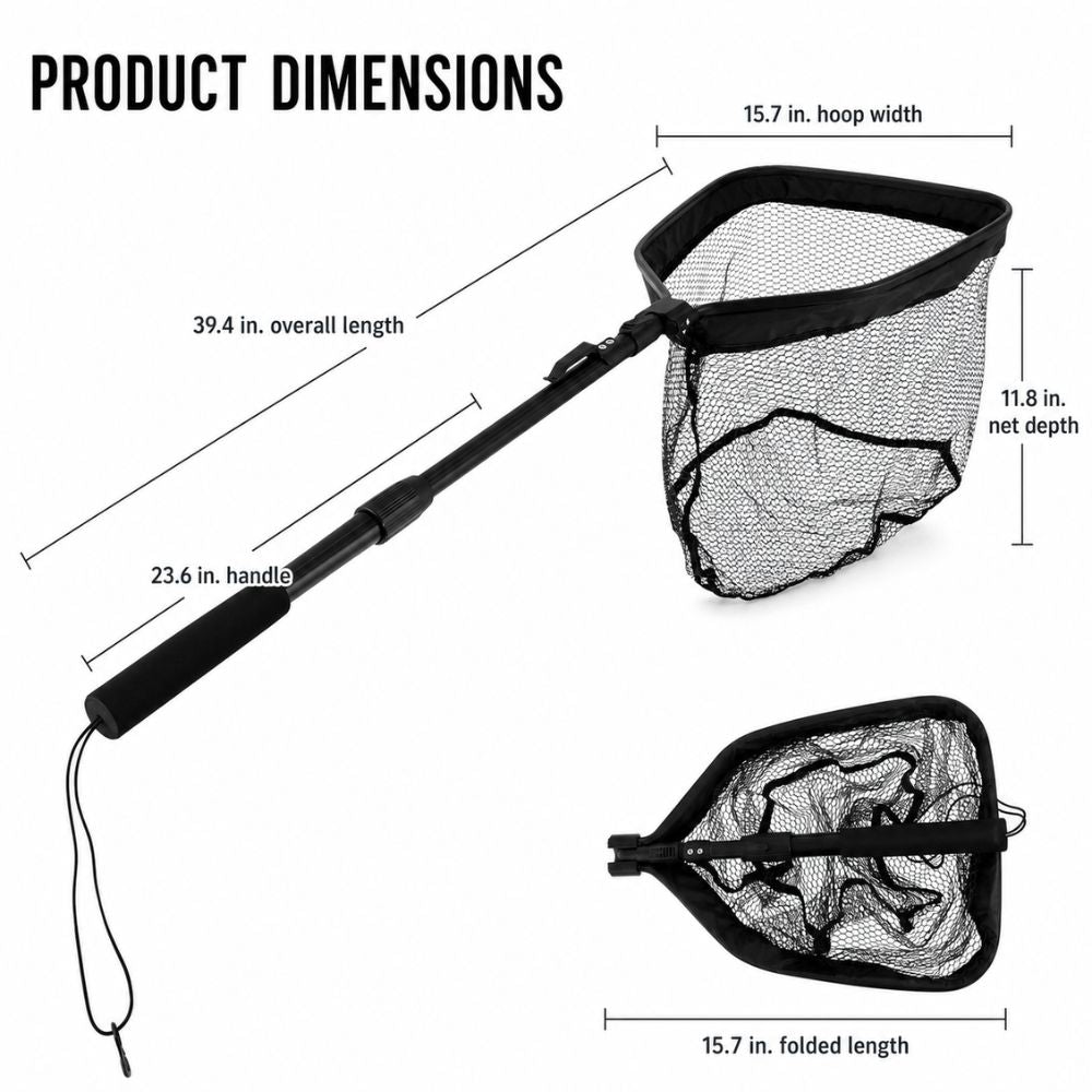 Grizzly Fishing™ Floating Landing Net - Grizzly Fishing