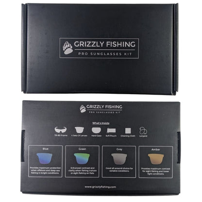 GrizzlyFishing Fishing Sunglasses Pro Sunglasses Kit